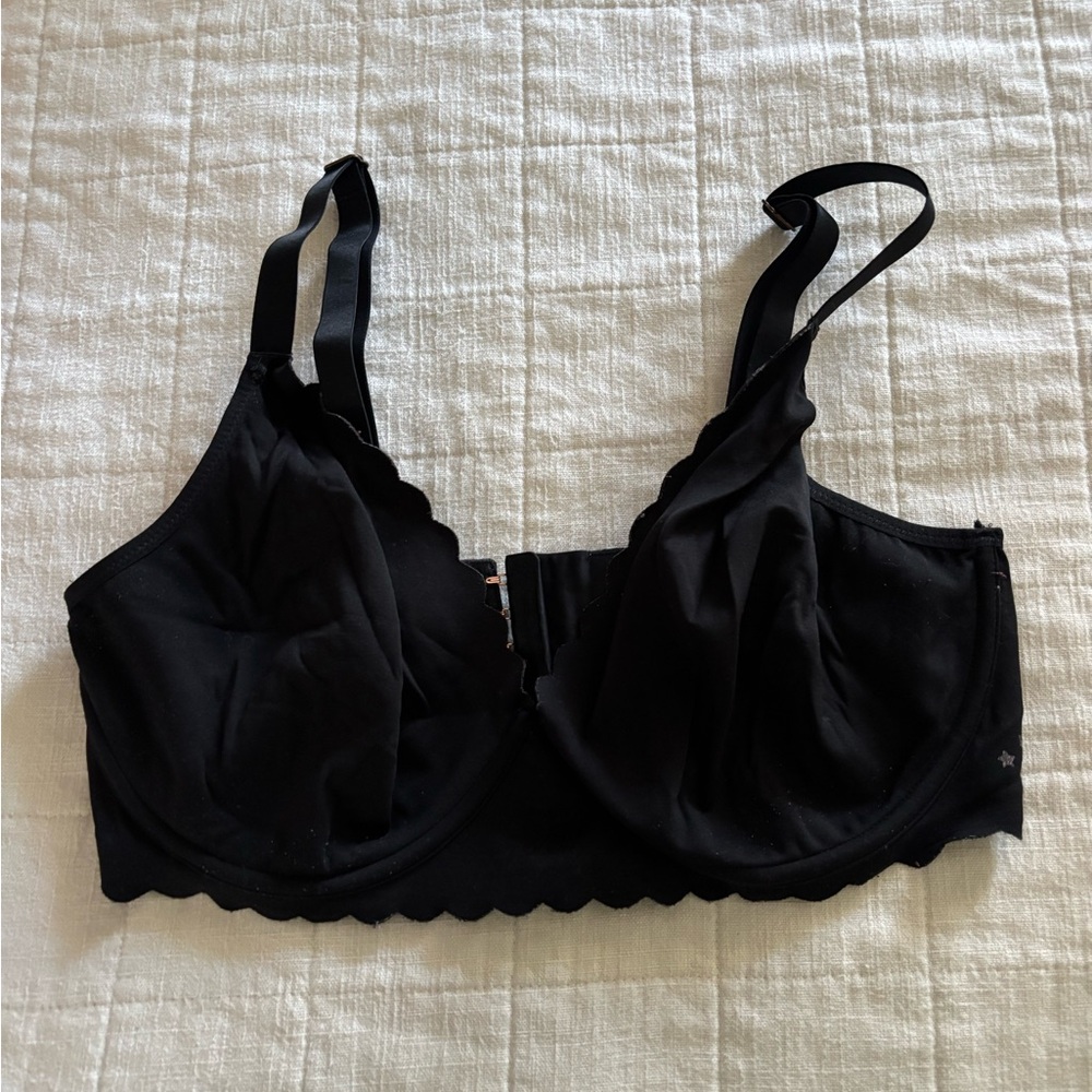Aerie Black Bra with Adjustable Straps and Wide Band